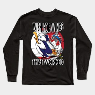 Penguin Wish Wings Worked Long Sleeve T-Shirt